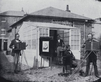 Talbots studio i Reading (s/v foto) av William Henry Fox Talbot