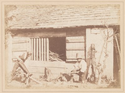 Vedhuggarna, 1845. av William Henry Fox Talbot