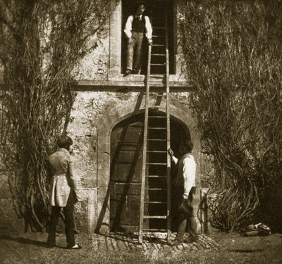 Stegen, april 1844 (saltpapperskopia från kalotypinegativ) av William Henry Fox Talbot