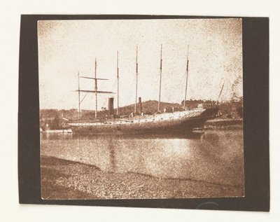 Passagerarfartyget "Great Britain" (1843) vid Brandon Warf, Bristol av William Henry Fox Talbot