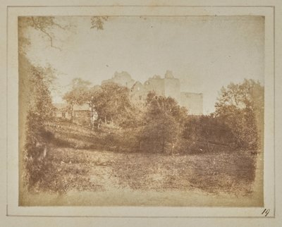 Samma vy från andra sidan [Doune Castle] av William Henry Fox Talbot