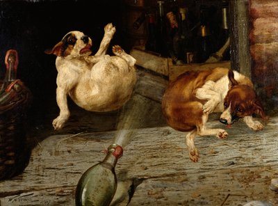 Ett överraskande resultat, 1887 (en i ett par) av William Henry Hamilton Trood