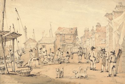 Fiskmarknad, Hastings av William Henry Harriott