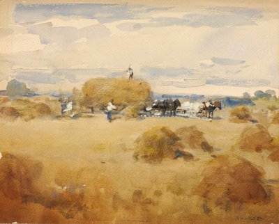 Höslagningsscen, n.d. av William Henry Holmes