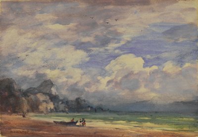 På Kaliforniens kust, n.d. av William Henry Holmes