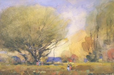 Sommarscen, ca. 1920. av William Henry Holmes