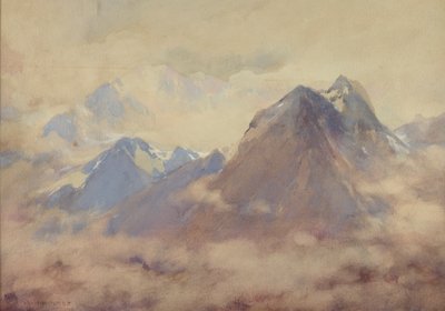 Den Allsmäktiges egen, ett intryck av de höga Anderna, 1910. av William Henry Holmes