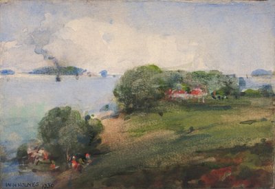 Utsikt över Potomac, 1930. av William Henry Holmes