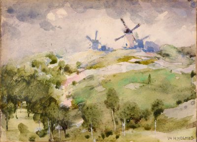 Väderkvarnar, n.d. av William Henry Holmes