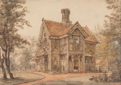 En loge på Cassiobury av William Henry Hunt