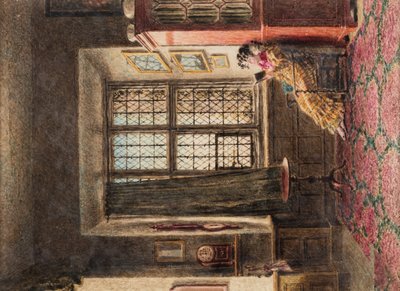 En interiör (Hardwick Hall) av William Henry Hunt