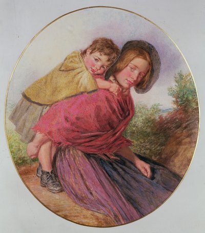 Mor och barn av William Henry Hunt