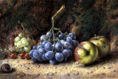 Fruktstilleben av William Henry Hunt