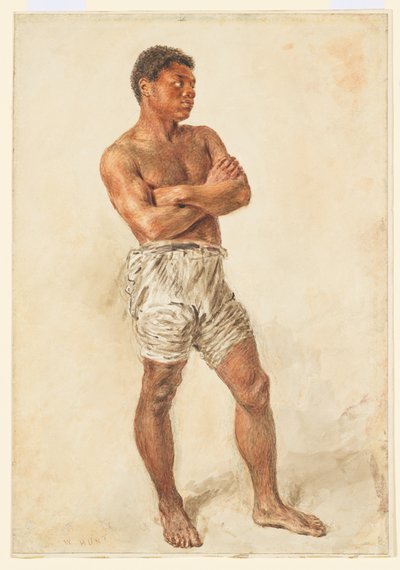 Studie av en ung modell av William Henry Hunt