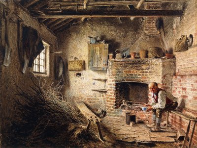Vedhuggarfrukosten, ca 1832-1834 av William Henry Hunt