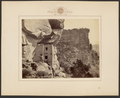 Forntida ruiner i Mancoskanjonen, Colorado av William Henry Jackson