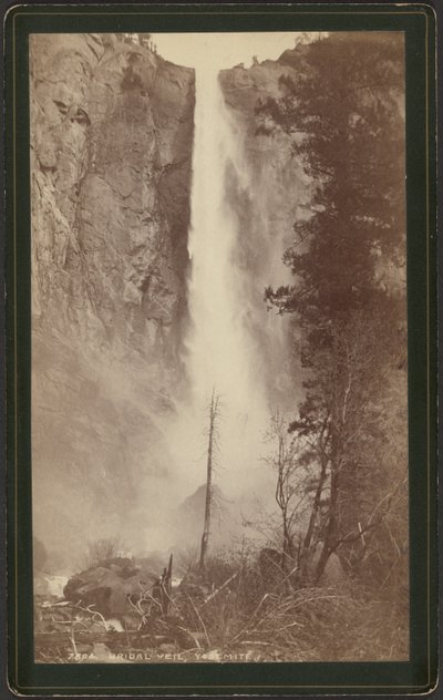 Bridal Veil, Yosemite av William Henry Jackson
