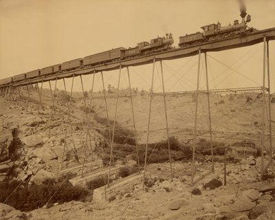 Dale Creek Bridge, Union Pacific Railway av William Henry Jackson