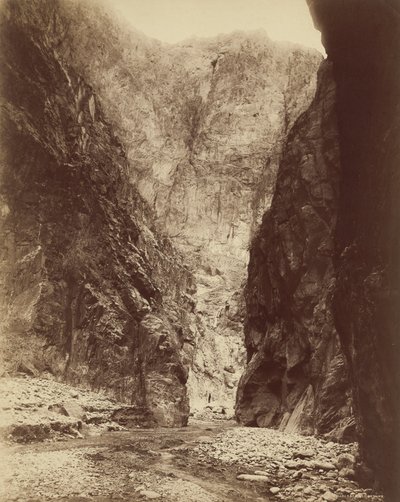 Diamond River Canyon,1885 (foto) av William Henry Jackson
