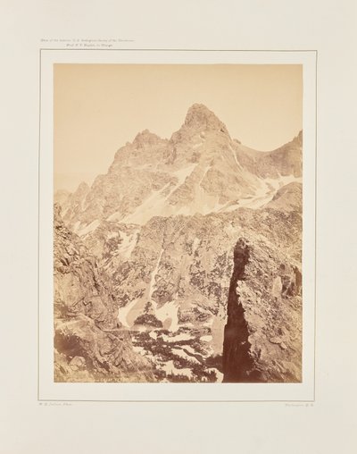 Mt. Hayden eller Great Teton av William Henry Jackson