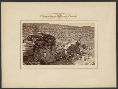 Ruiner i Montezuma Cañon av William Henry Jackson