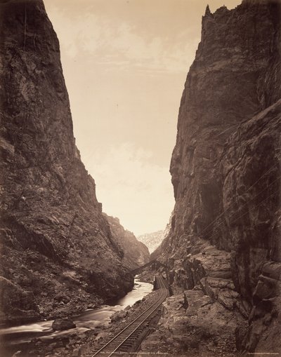 Royal Gorge, Grand Cañon of the Arkansas av William Henry Jackson