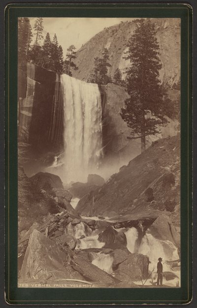 Vernal Falls. Yosemite. av William Henry Jackson