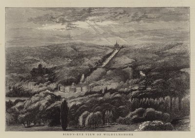 Wilhelmshohe i ett fågelperspektiv av William Henry James Boot