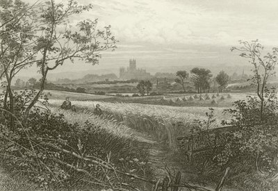 Canterbury Cathedral, från Harbledown av William Henry James Boot