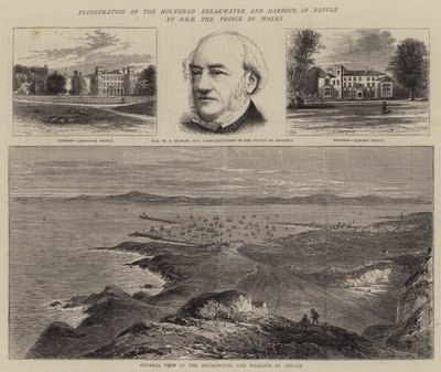 Invigning av Holyhead Breakwater and Harbour of Refuge av HKH Prinsen av Wales av William Henry James Boot