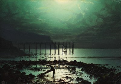 Lågvatten vid månsken, 1874 av William Henry James Boot