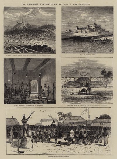 Ashantee War, Sketches at Elmina and Coomassie av William Henry James Boot