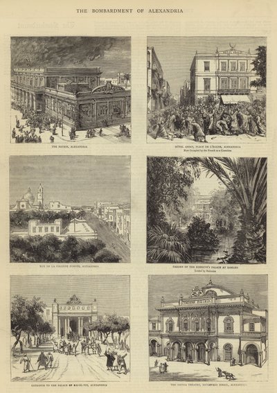 Bombardemanget av Alexandria av William Henry James Boot