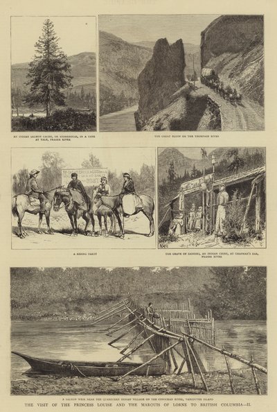 Besöket av prinsessan Louise och markisen av Lorne i British Columbia, II av William Henry James Boot