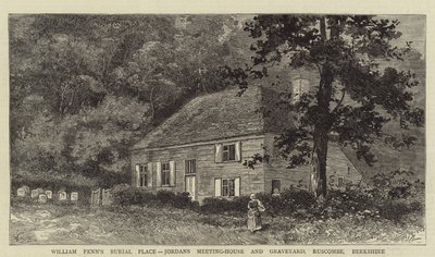 William Penns begravningsplats, Jordans Meeting-House and Graveyard, Ruscombe, Berkshire av William Henry James Boot