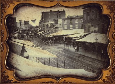 Chatham Square, New York, ca 1853 av William Henry Lewis