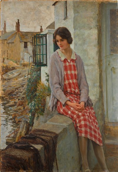 Tjejen som älskade en sjöman av William Henry Margetson
