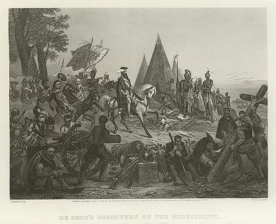 De Sotos upptäckt av Mississippi av William Henry Powell