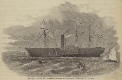 Det indiska imperiet, Mail Steamer på New Atlantic Route av William Henry Prior