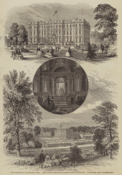 Queens besök i Warwickshire av William Henry Prior