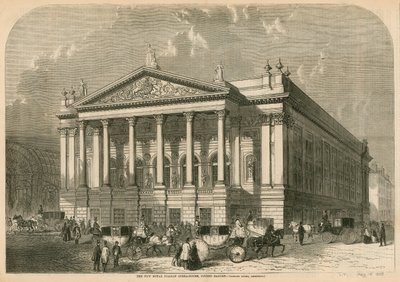 Det nya italienska operahuset, Covent Garden, London av William Henry Prior
