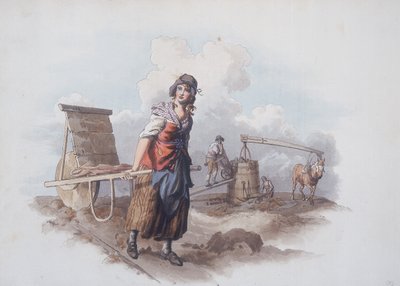 Tegelmakare, 1808 av William Henry Pyne