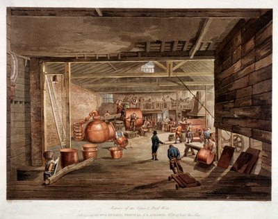 Shoe Lane, London, c1806 av William Henry Pyne