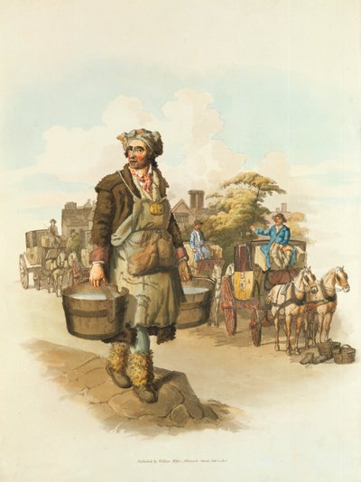 Vattenbärare, 1808 av William Henry Pyne
