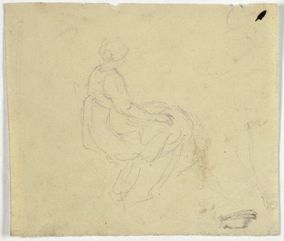 Kvinna sitter av William Henry Pyne
