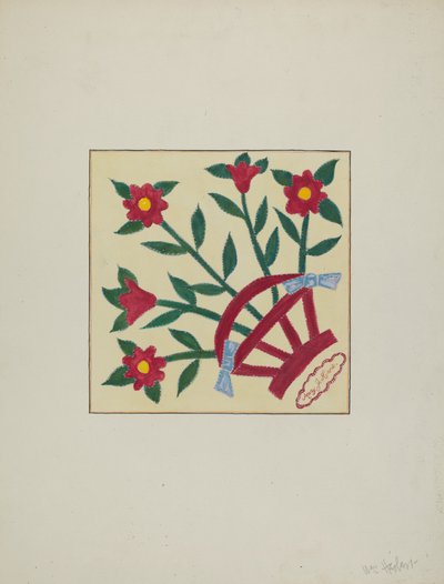 Delad täcke 1 kvadrat, ca. 1940. av William Herbert
