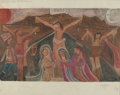 Korsets station nr 12: Jesus dör på korset, ca. 1936. av William Herbert