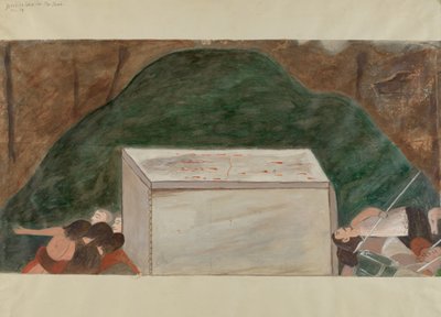 Korsets station nr 14: Jesus läggs i sin grav, ca. 1936. av William Herbert