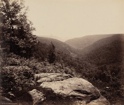 Klipputsikt, toppen av Alleghenies,ca. 1895 (foto) av William Herman Rau