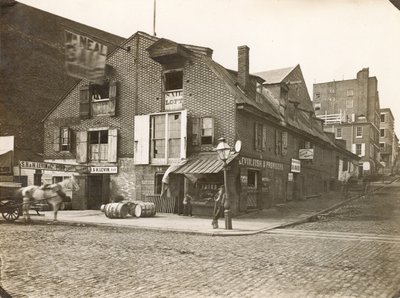 Race Street Wharf, Delaware Avenue vid Race Street, 1867 av William Herman Rau